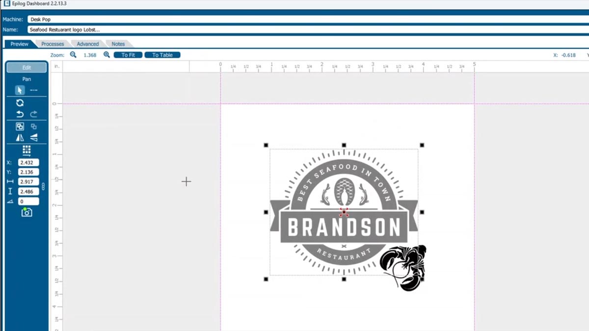 Red Dot is now at proper center the Red Dot is now at the center of our graphic