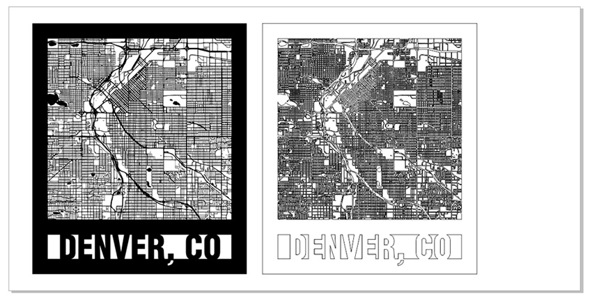 Creating City Maps (CorelDRAW)