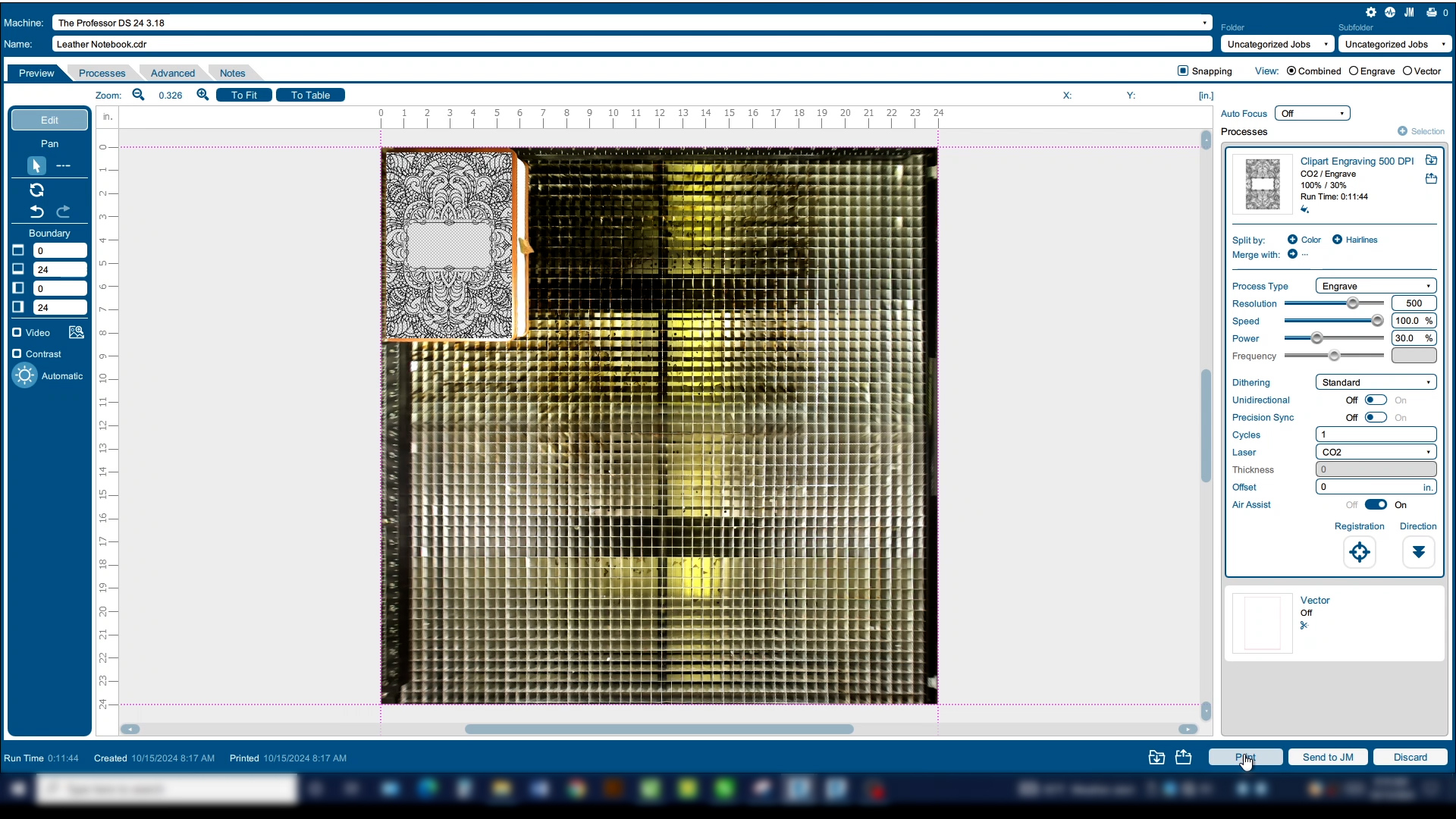 screenshot job manager screenshot