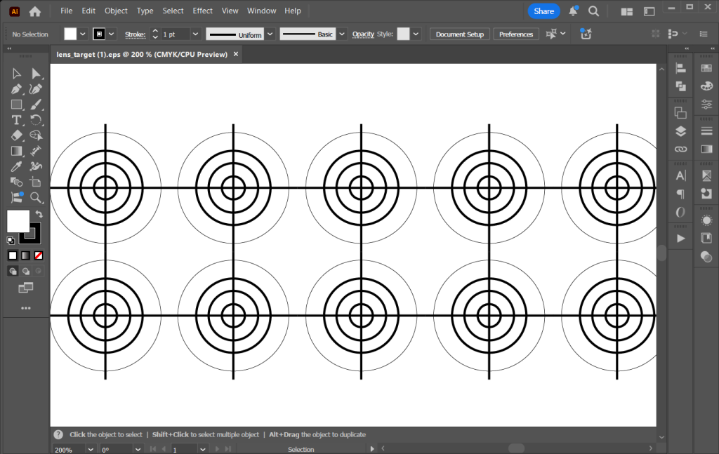 Purchase or Print a New Laser Alignment Target