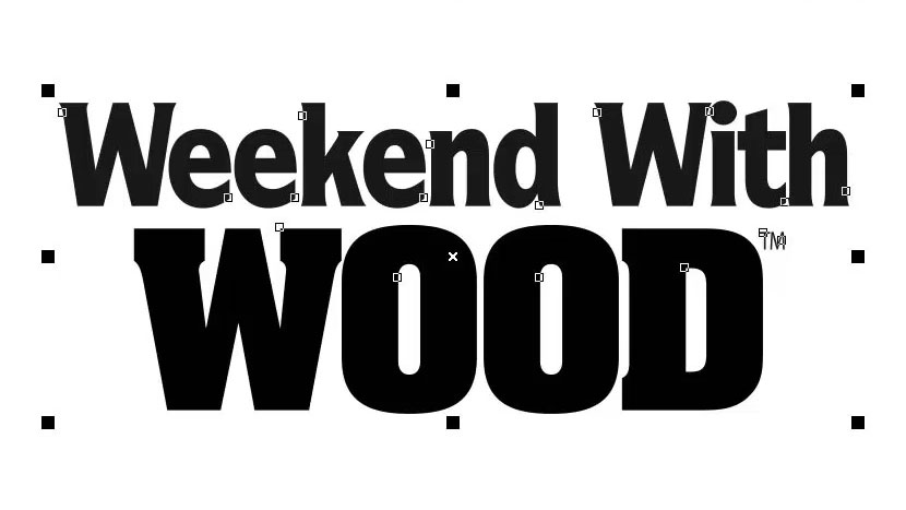 When increasing the size of a .eps vector graphic, the quality remains good. An .eps graphic increased in size, with crisp, quality edges.
