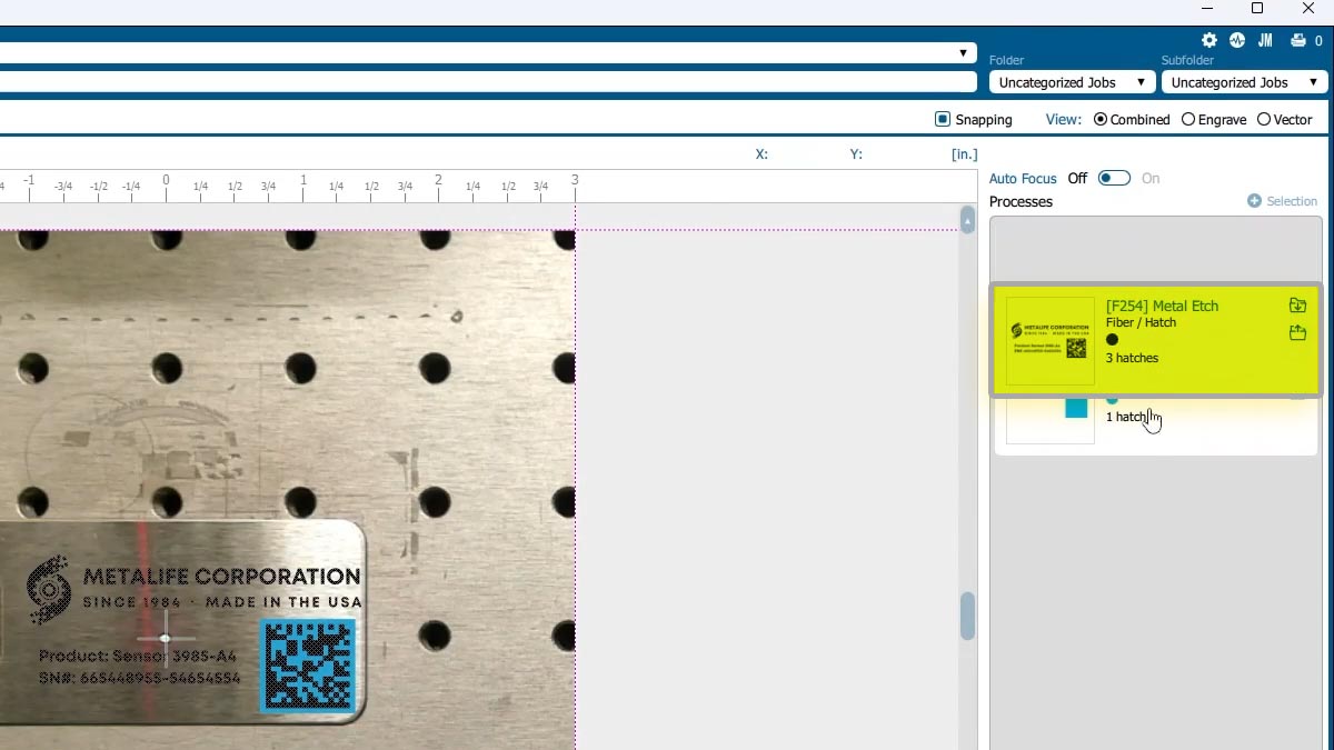 Rearrange Processes Rearrange the processes so the polish process will run before the etching