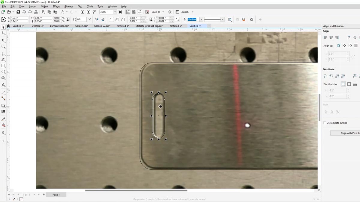Draw and adjust second box Draw and adjust second box