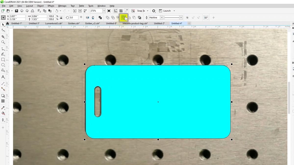 Change color and Simplify Change color and Simplify to remove inner box