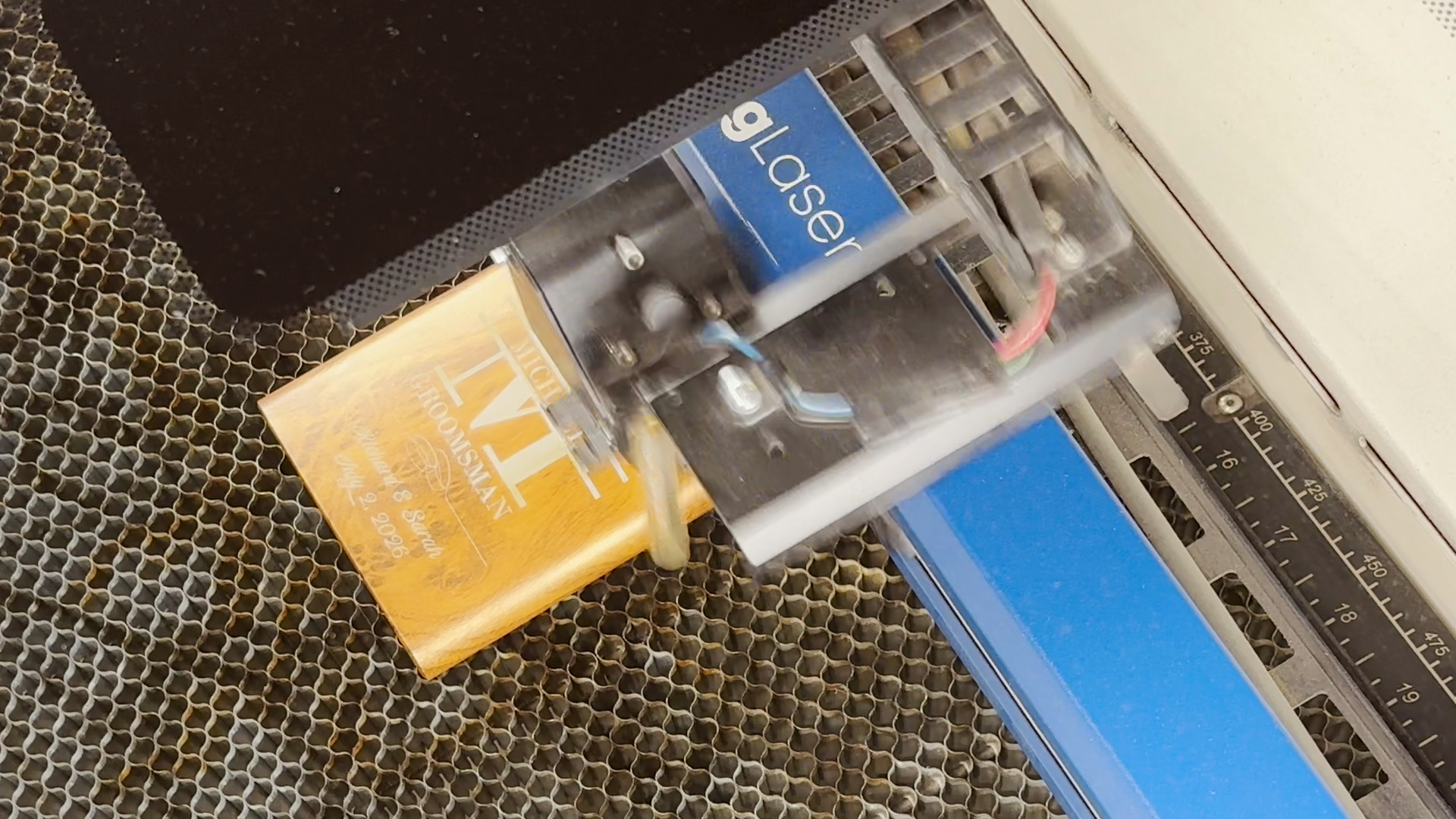 Select Job Select the job at the laser