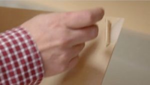 remove adhesive backing from acrylic