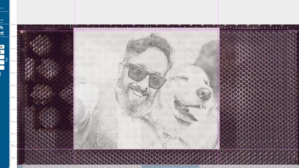 Final Positioning position the engraving on the plaque