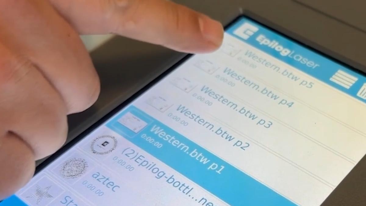 Five Files Five files are in order and ready to be run with variable data