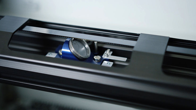 The Zing lens assembly. Close-up of the lens assembly.