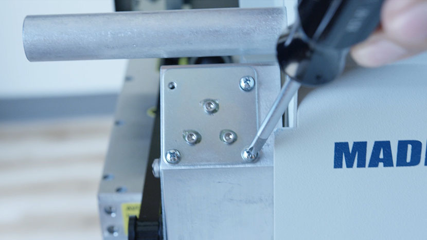 Remove the mirror at the top of the periscope housing. Unscrewing the mirror at the top of the periscope.